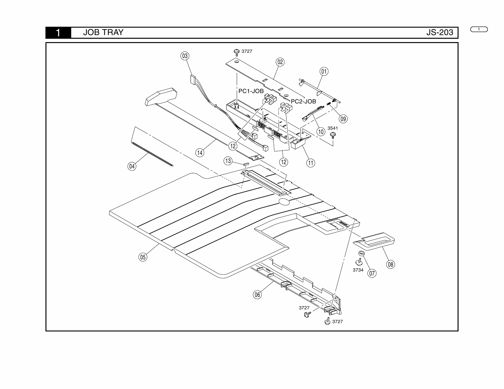 Konica-Minolta Options JS-203 Parts Manual-4